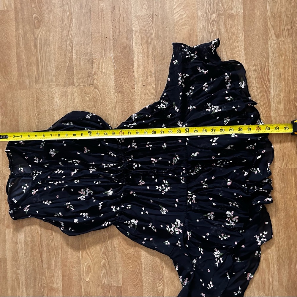 Tommy Hilfiger Navy blue floral mini summer cocktail spring sundress dress sz S - Picture 3 of 7